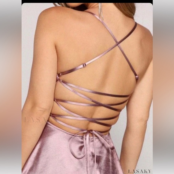 Women's Green Cocktail Dress - Picture 3 of 3